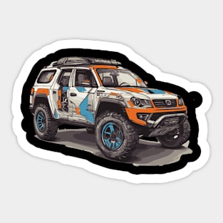 4x4car4 Sticker